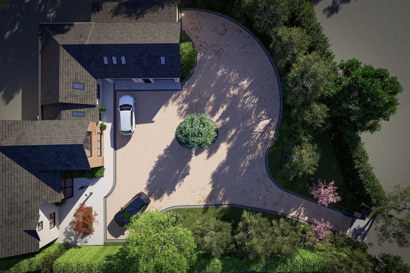 3D garden visualisation 5 from the George Stone Gardens design studio
