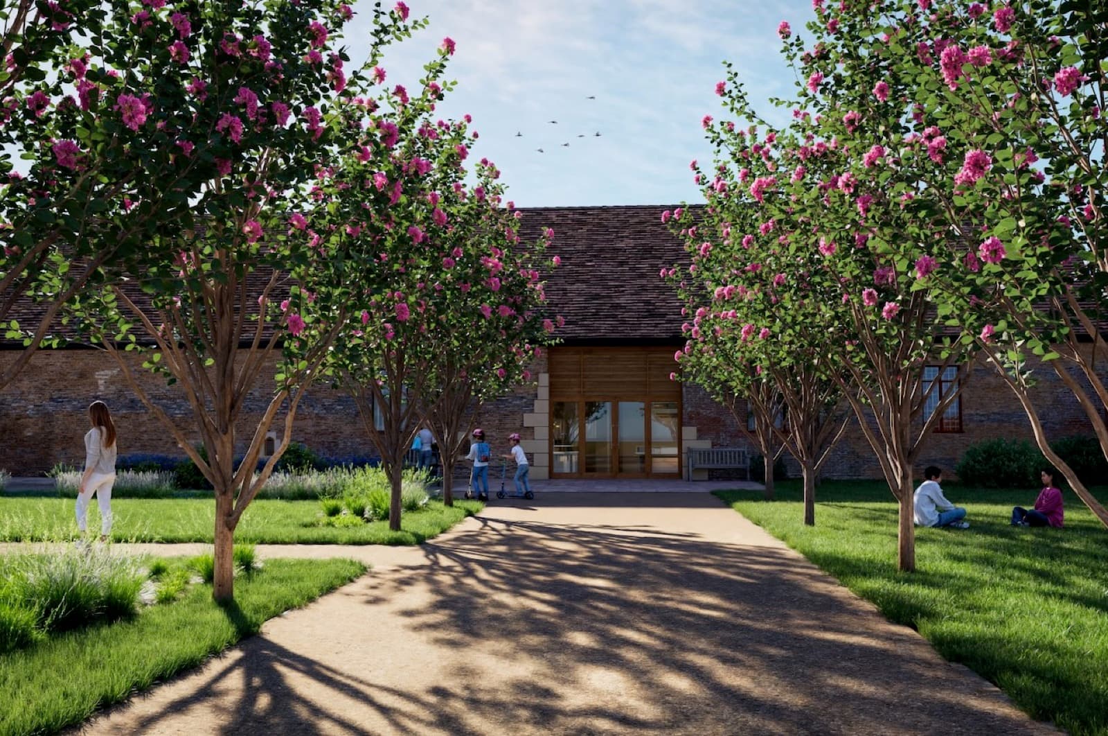 3D garden visualisation 6 from the George Stone Gardens design studio