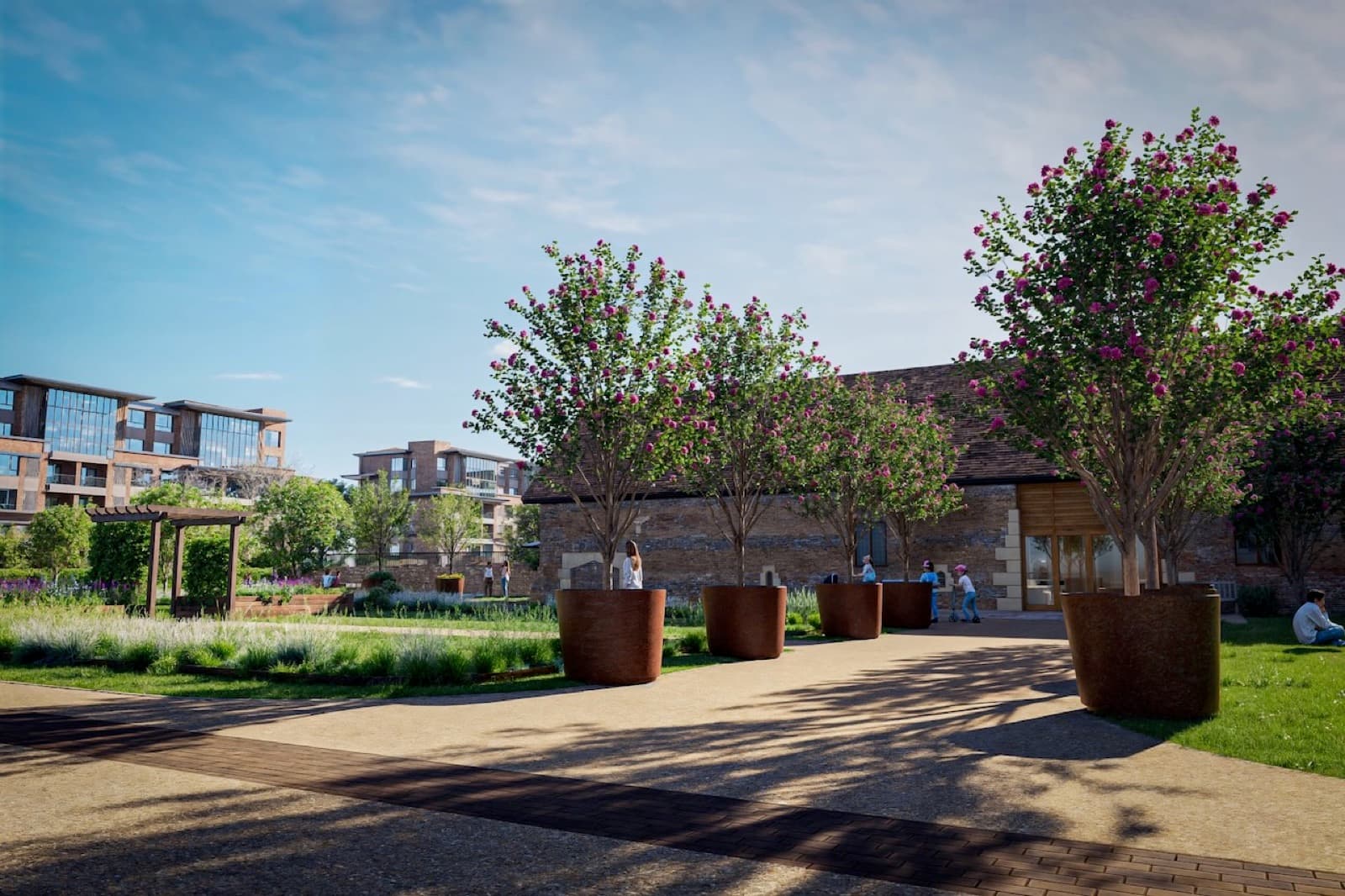 3D garden visualisation 7 from the George Stone Gardens design studio