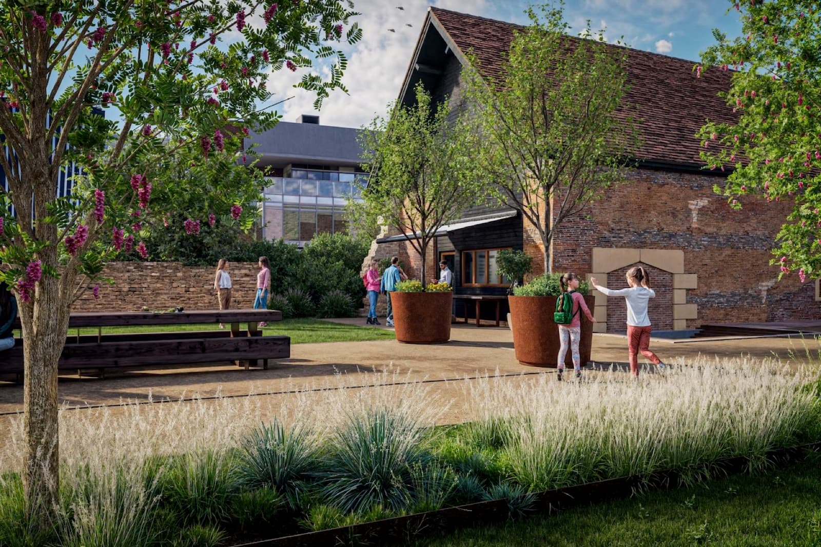 3D garden visualisation 9 from the George Stone Gardens design studio
