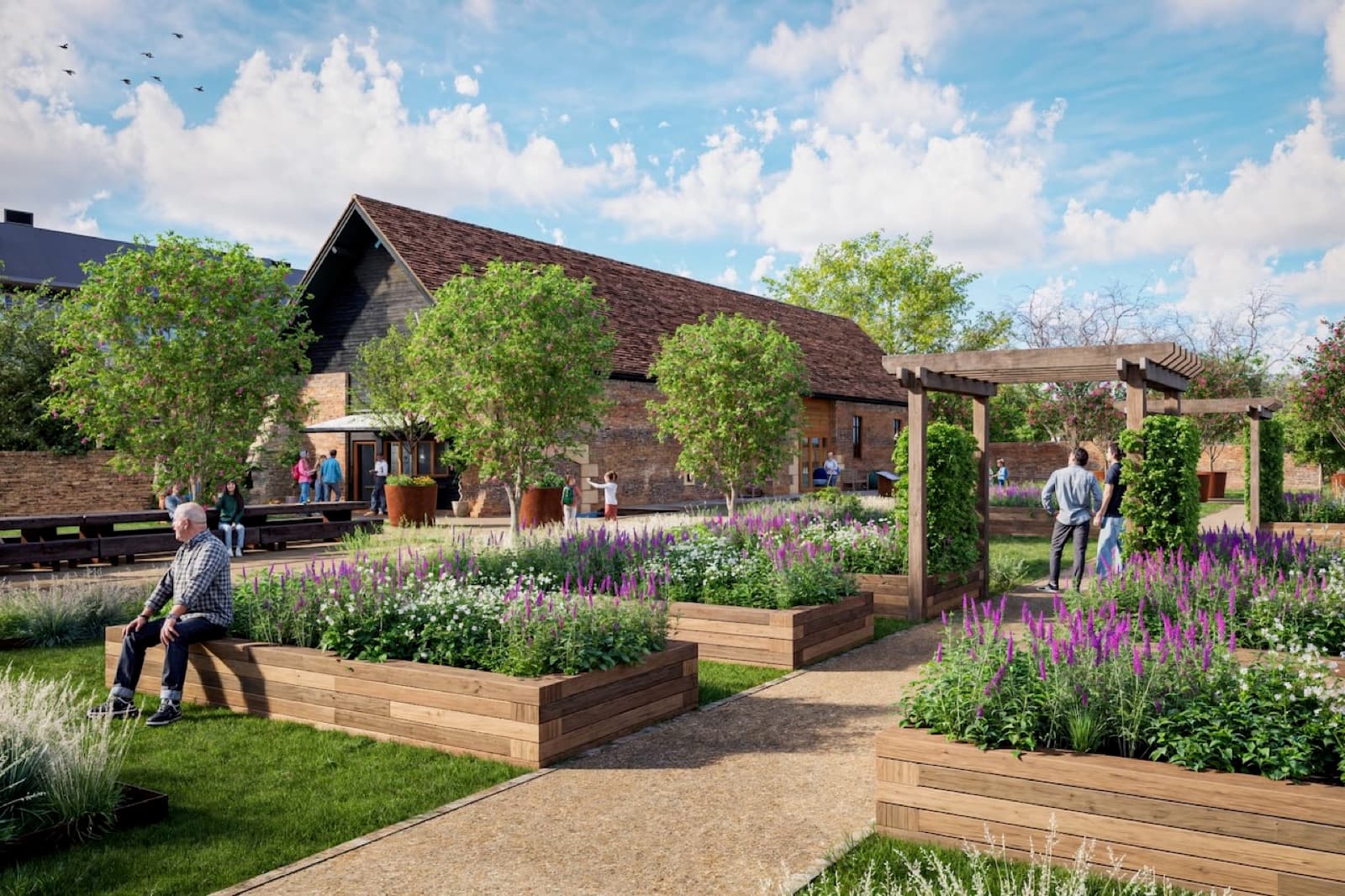3D garden visualisation 10 from the George Stone Gardens design studio