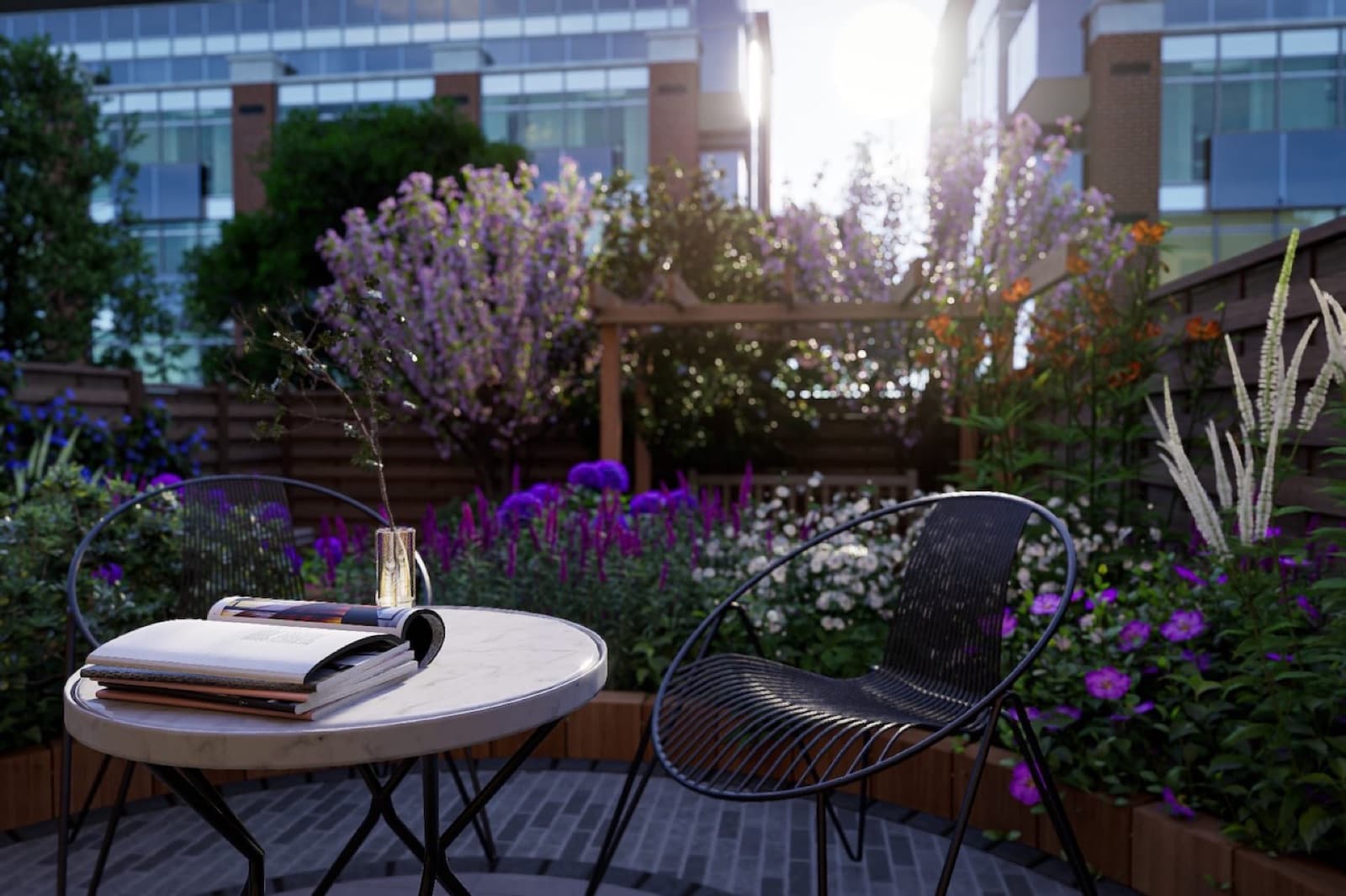 3D garden visualisation 11 from the George Stone Gardens design studio
