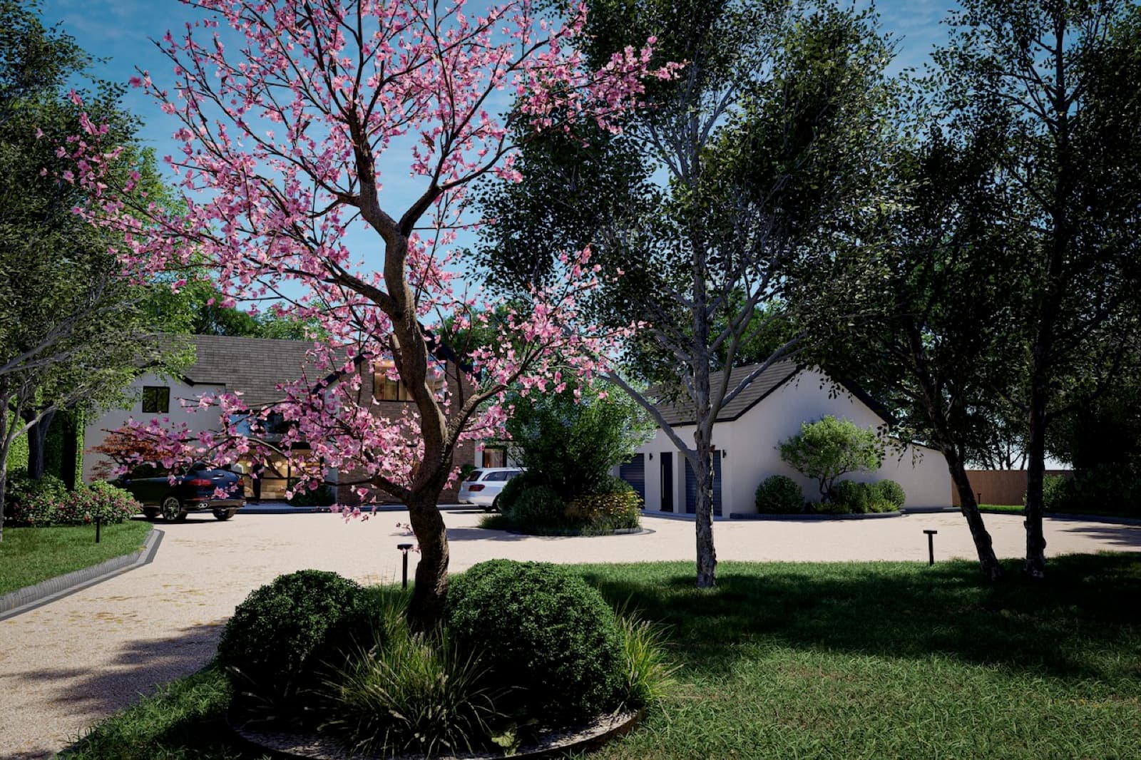 3D garden visualisation 12 from the George Stone Gardens design studio