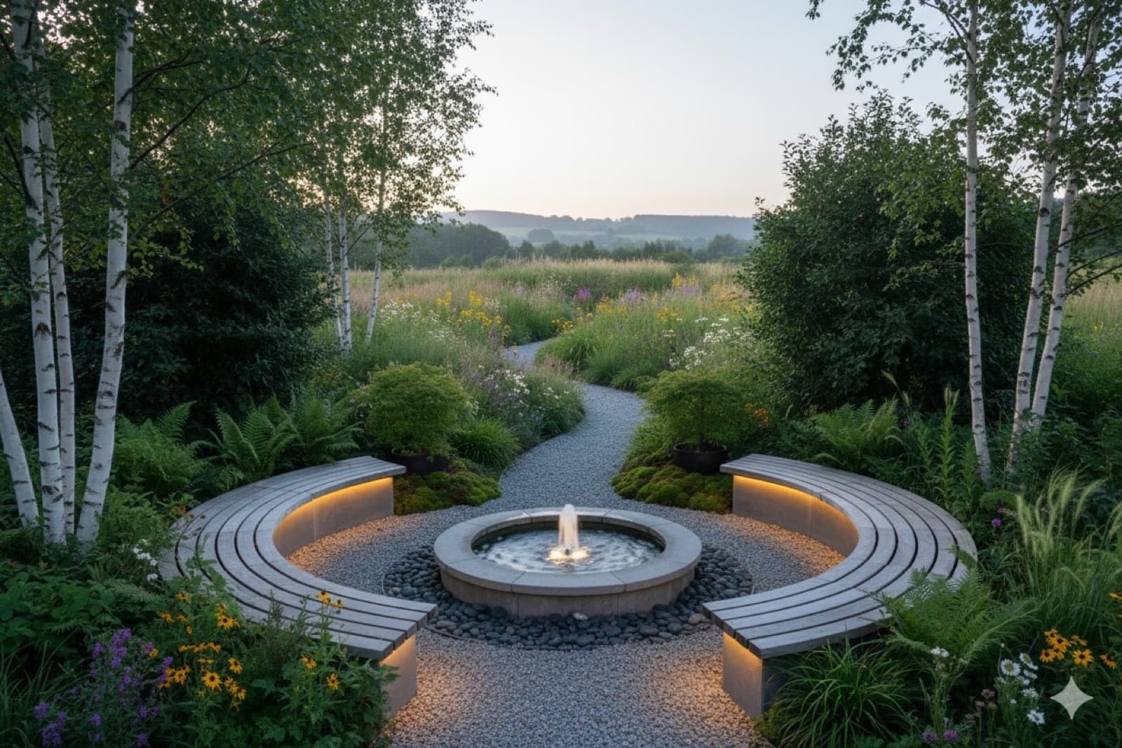 3D garden visualisation 15 from the George Stone Gardens design studio