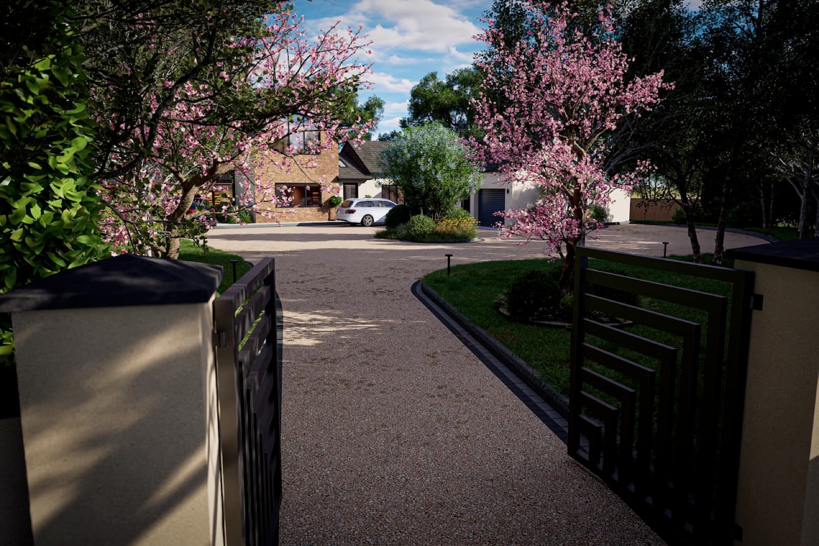 3D garden visualisation 16 from the George Stone Gardens design studio