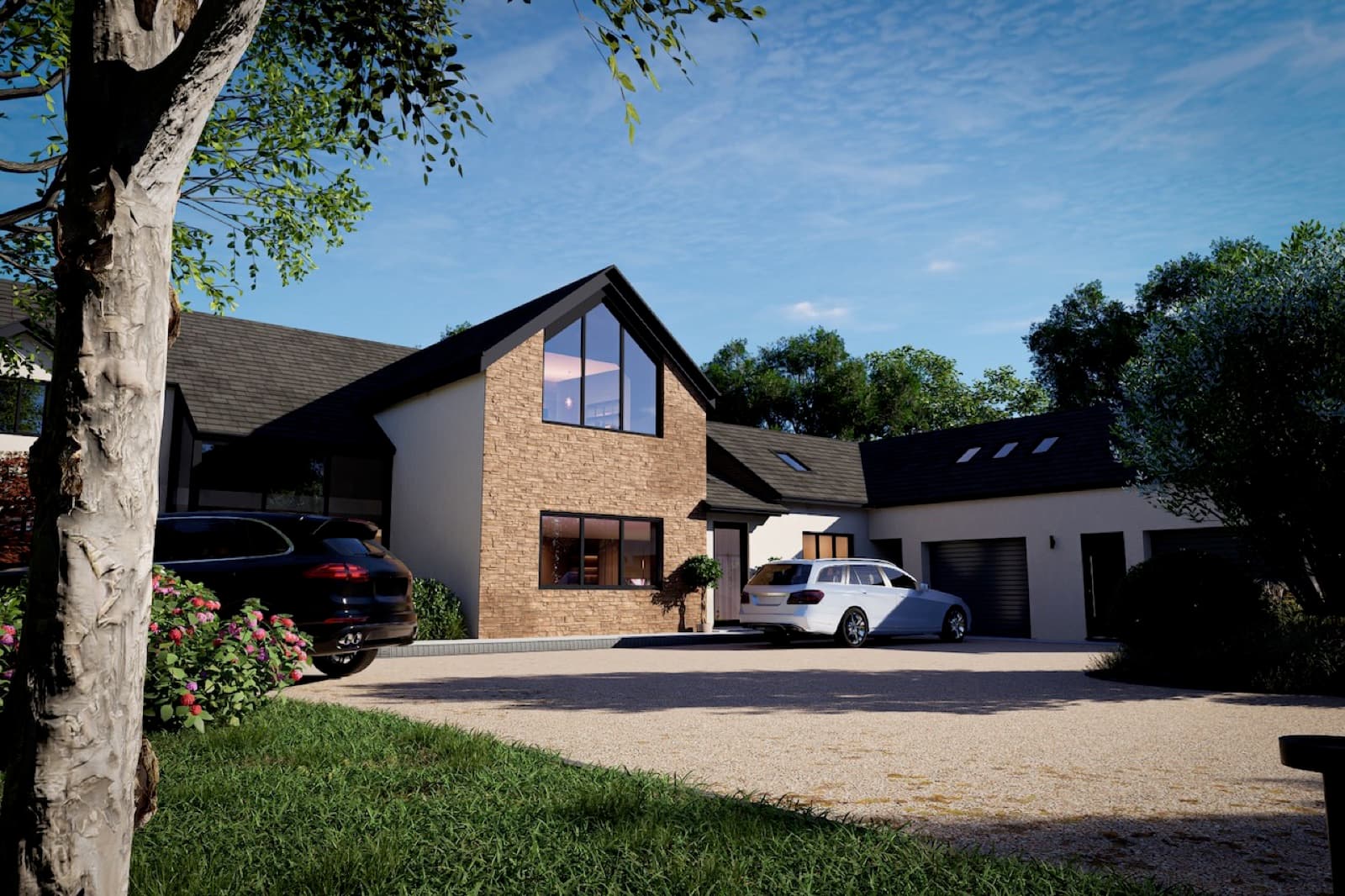 3D garden visualisation 17 from the George Stone Gardens design studio
