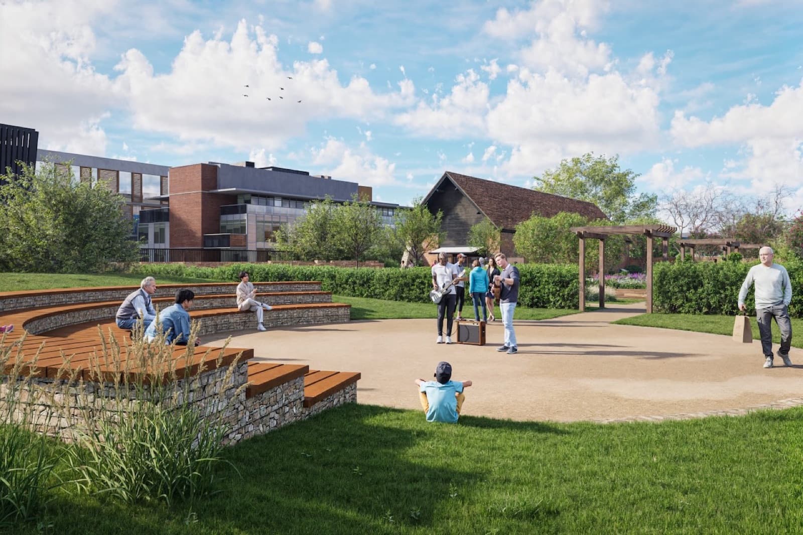 3D garden visualisation 20 from the George Stone Gardens design studio