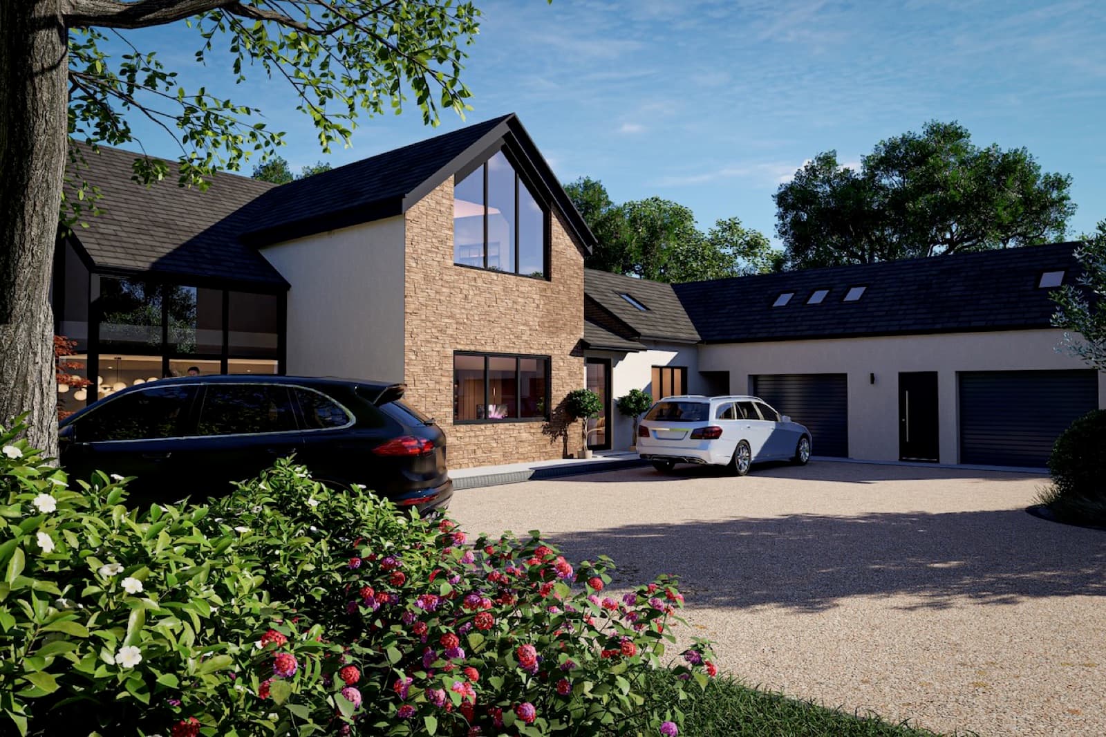 3D garden visualisation 21 from the George Stone Gardens design studio