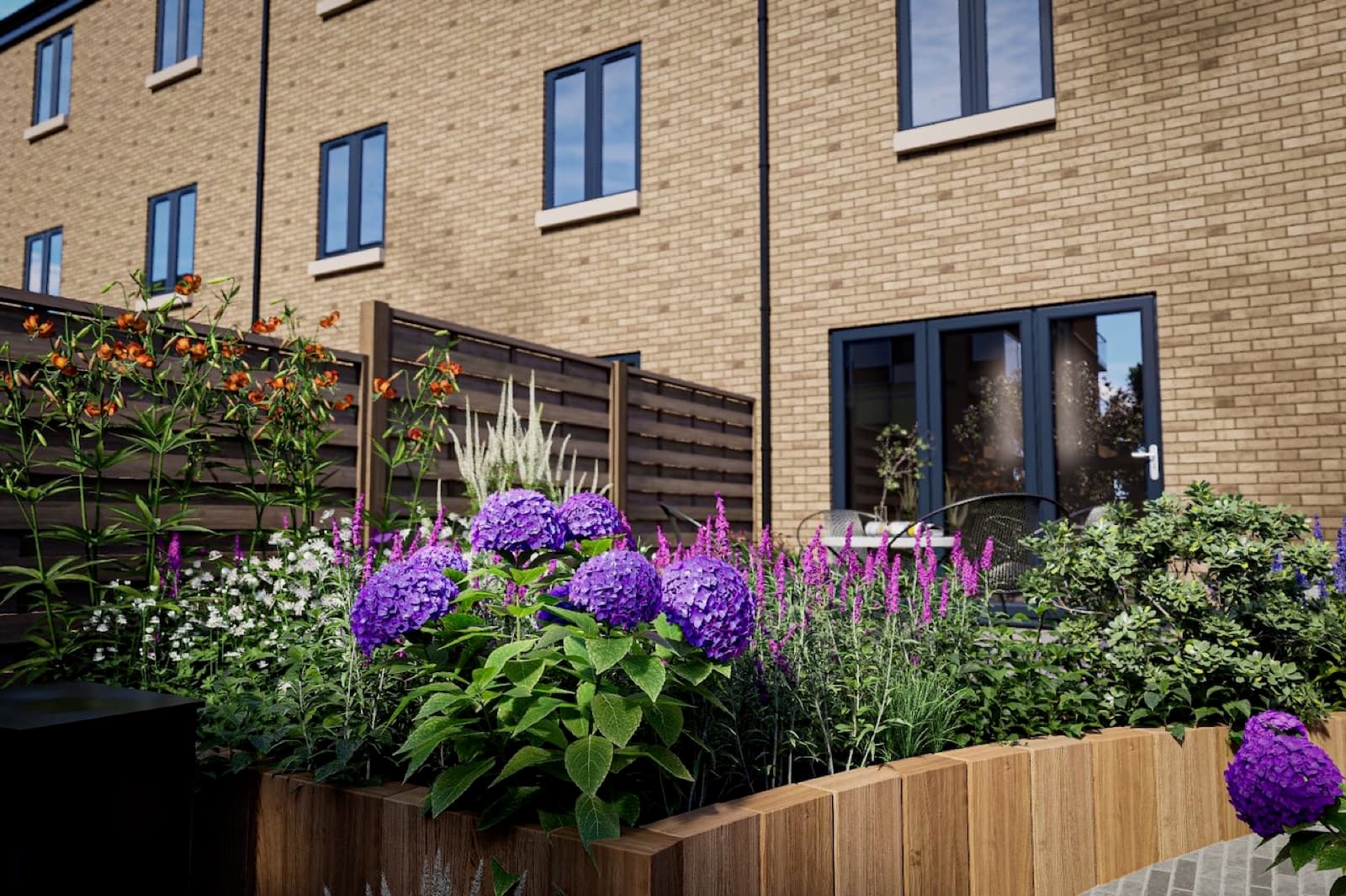 3D garden visualisation 27 from the George Stone Gardens design studio