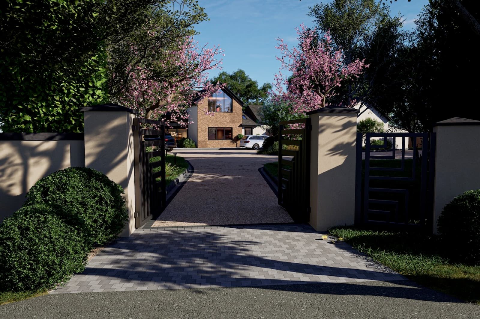 3D garden visualisation 28 from the George Stone Gardens design studio