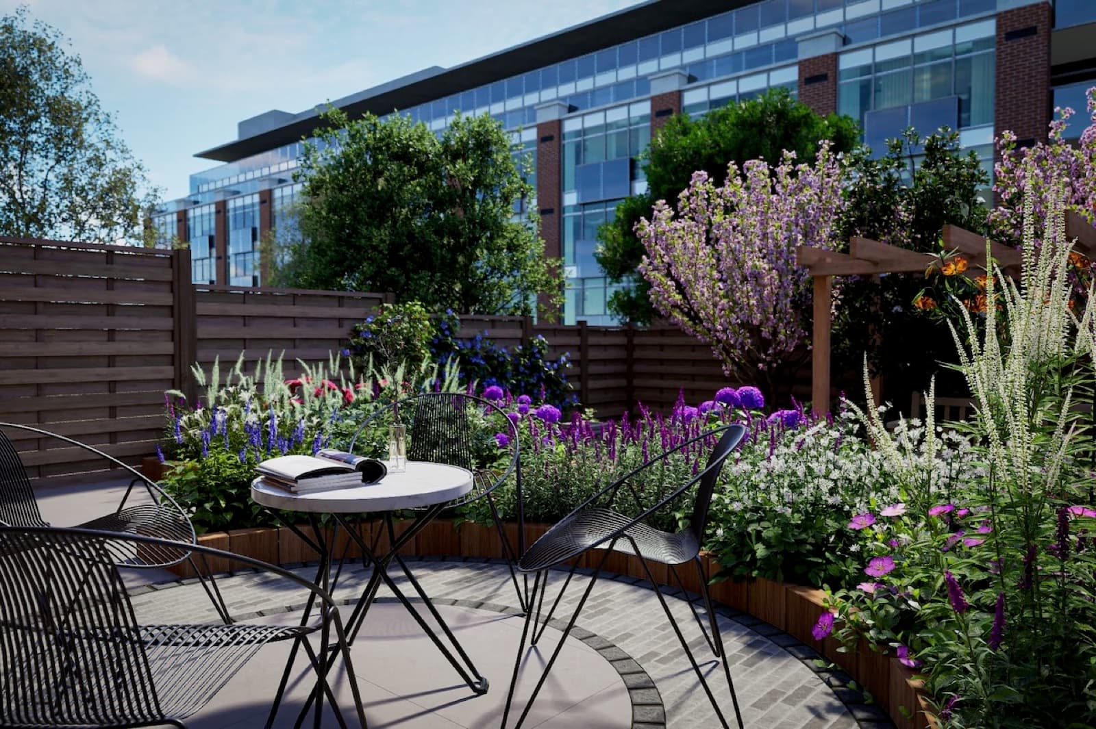 3D garden visualisation 32 from the George Stone Gardens design studio