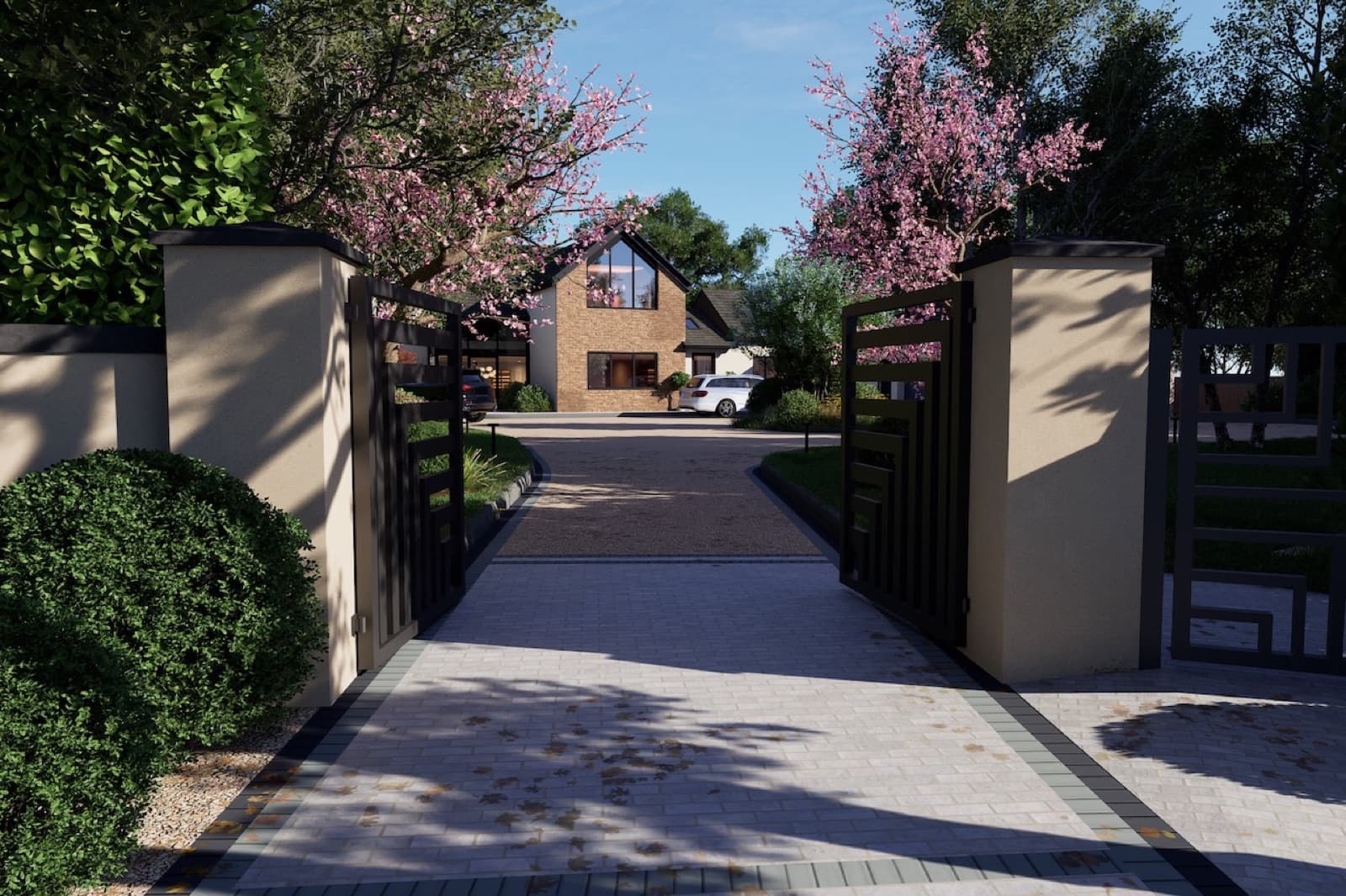3D garden visualisation 35 from the George Stone Gardens design studio