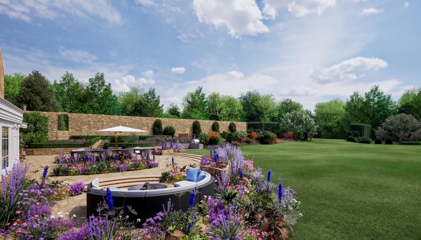 3D garden visualisation 36 from the George Stone Gardens design studio